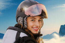 CP Coya+ Skihelm mit Visier Damen