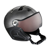 Skihelm met Vizier Kask Elite Photochromic Carbon Black - Smoke Pink Photochromic