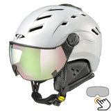 10129_Cp_Camurai_skihelm_vizier_wit_pol_vario