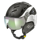 12120_Cp_Camurai_skihelm_vizier_carbon_wit_vario