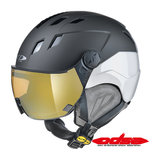 41230_Cp_Corao_skihelm_vizier_zwart-wit_vario