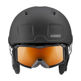 Uvex Skihelm met Vizier - Heyya Pro Set zwart - voor