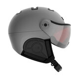 Kask Treasure Silver skihelm met vizier