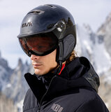 Skihelm met Vizier Kask Chrome Platinum - Silver Mirror Vizier