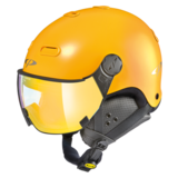 Snowboard helm met Vizier CP Carachillo - maize s.t. / maize - flash gold mirror