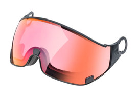 CP 28 Skihelm Visier photochromatisch & polarisiert - Cat. 1-2 (☁/❄) dl pol vario red mirror 