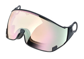 CP 20 Skihelm Visier Photochromatisch - DL Vario Lens Water Pink Mirror Cat. 1-2 (☁/❄/☀) - Fuer CP Skihelme