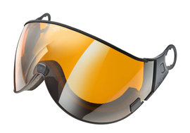 CP 01 Skihelm Visier - Orange Silver Mirror cat. 2 (☁/☀) - Fuer CP Skihelme