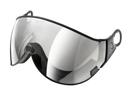 CP 02 Skihelm Visier - Clear Silver Mirror Cat. 2 (☁/☀) - Fuer CP Skihelme