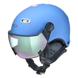 CP Carachillo blau skihelm - photochrom Visier (4 Optionen)