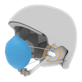 Helmclips zur Befestigung der Gesichtsmaske | Kein lästiges Abnehmen von der Helm nach jedem Abstieg! | Universal