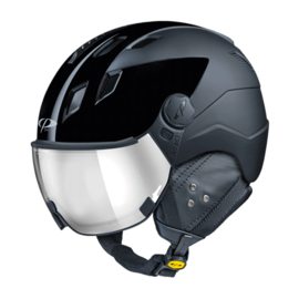 CP Corao+ Cashmere Skihelm Schwarz - photochrom Visier (4 Optionen) - sehr sicher