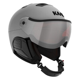 Kask Treasure Silver - Skihelm mit Visier - Spiegel Visier (☀) Cat.3