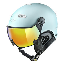 CP Carachillo blau skihelm - photochrom & polarisiert Visier (3 Optionen)