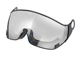 CP 80 Skihelm Visier - Clear Silver Mirror Cat. 2  (☁/☀) - Fuer CP Carachillo XS Skihelme