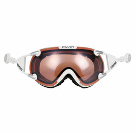 CASCO FX-70 VAUTRON SKIBRILLE - WEISS - PHOTOCHROMIC CAT. 1-3 - (☁/☀/❄)