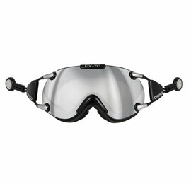 CASCO FX-70 CARBONIC SKIBRILLE - SCHWARZ - MIRROR CAT. 2 - (☀/☁)
