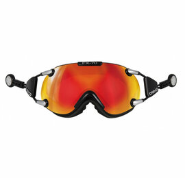CASCO FX-70 CARBONIC SKIBRILLE - SCHWARZ - MIRROR CAT. 2 - (☀/☁)
