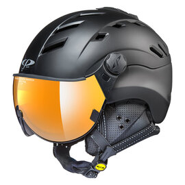 CP Camurai Skihelm schwarz -  single spiegel - wählen aus 6 Typen !