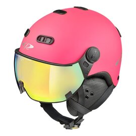 CP Carachillo fluo rosa matt skihelm - photochrom Visier (4 Optionen)