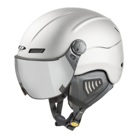 CP New Camurai Skihelm weiss -  photochrom Visier - wählen aus 2 Typen !