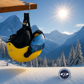 CP Skihelm Tisch Hänger | Endlich normal essen am Tisch ohne Helme!