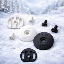 HMR Skihelm Vizier - Schraubensatz schwarz oder weiss - Passend für HMR Skihelme