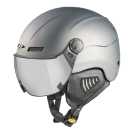 CP New Camurai Skihelm grau - polarisiert & photochrom Visier