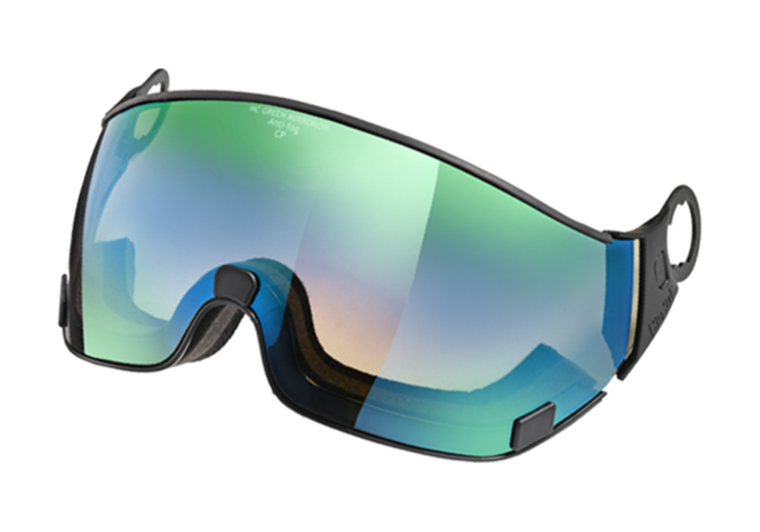 CP 22 Skihelm Visier - Dl Vario Mc Green Mirror  Cat. 1 (☁/❄)  - Voor CP Skihelmen