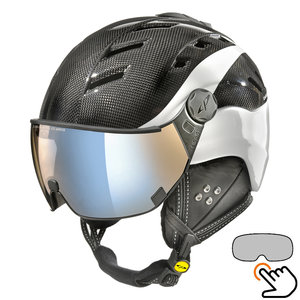 12126_Cp_Camurai_skihelm_vizier_carbon_wit_pol_vario