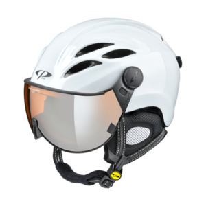 cp curako skihelm met vizier wit