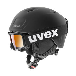 Uvex Skihelm met Vizier - Heyya Pro Set zwart